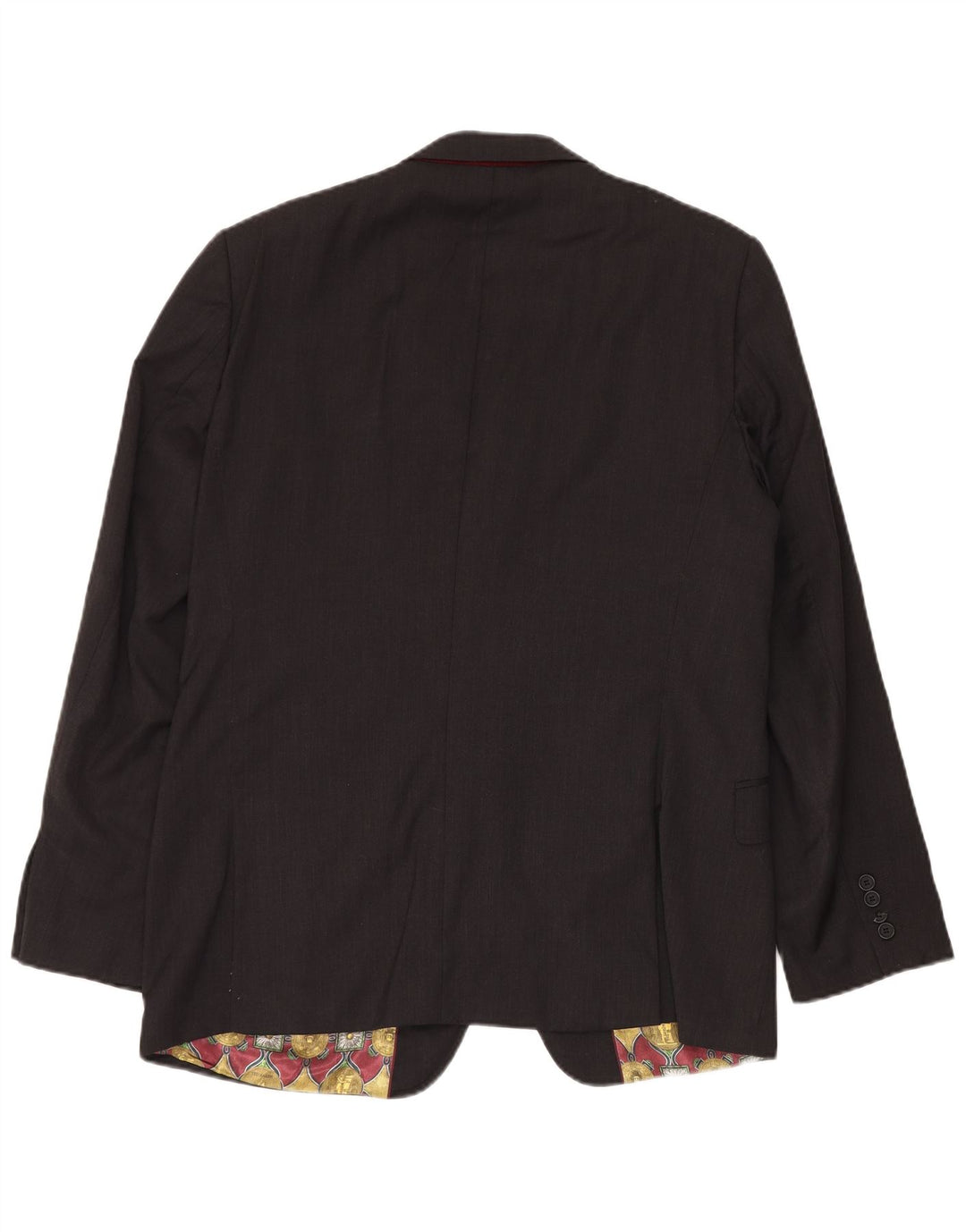 Ted Baker Mens 2 Button Blazer Jacket UK 44 2XL Black Wool