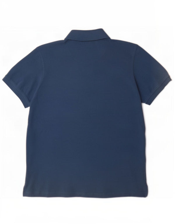 Pierre Cardin Mens Regular Fit Polo Shirt Large Blue Cotton