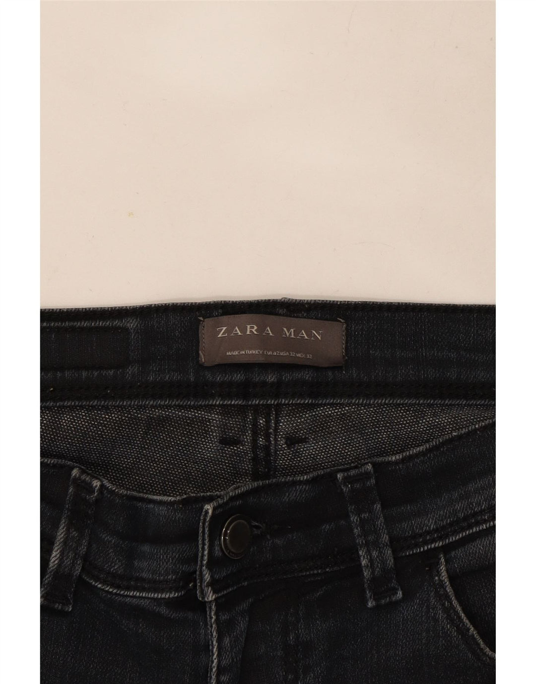 Zara Mens Slim Jeans EU 42 Large W32 L29 Blue