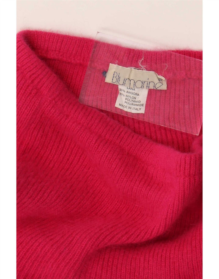 Blumarine Womens Knit Tiered Skirt W26 Small Multicoloured Colourblock Wool