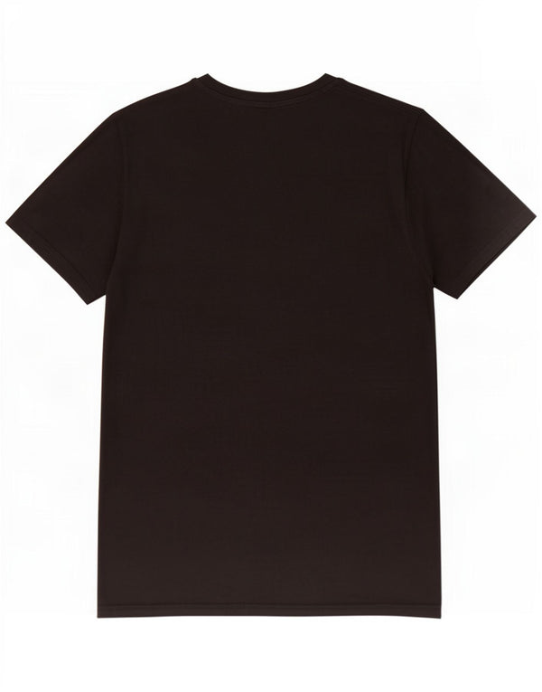 Jack & Jones Mens Graphic T-Shirt Top Medium Black Cotton