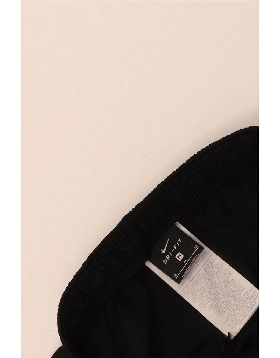 Nike Mens Dri Fit Tracksuit Trousers Medium Black Colourblock Polyester
