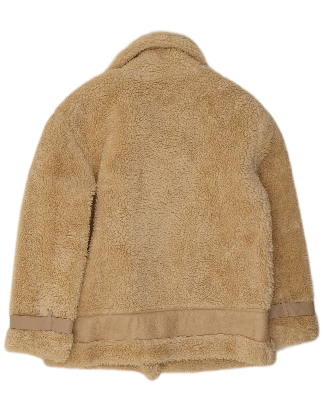 Vintage γυναικείο σακάκι Sherpa UK 14 Medium Beige Πολυεστέρας