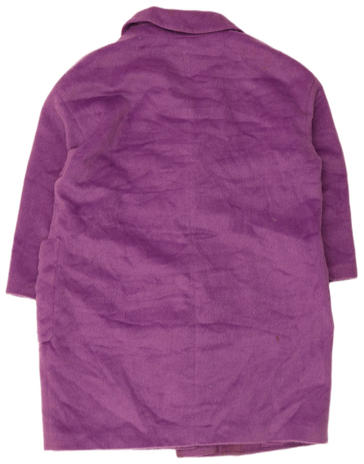 Marks & Spencer Dame Overfrakke UK 22 3XL Lilla Polyester