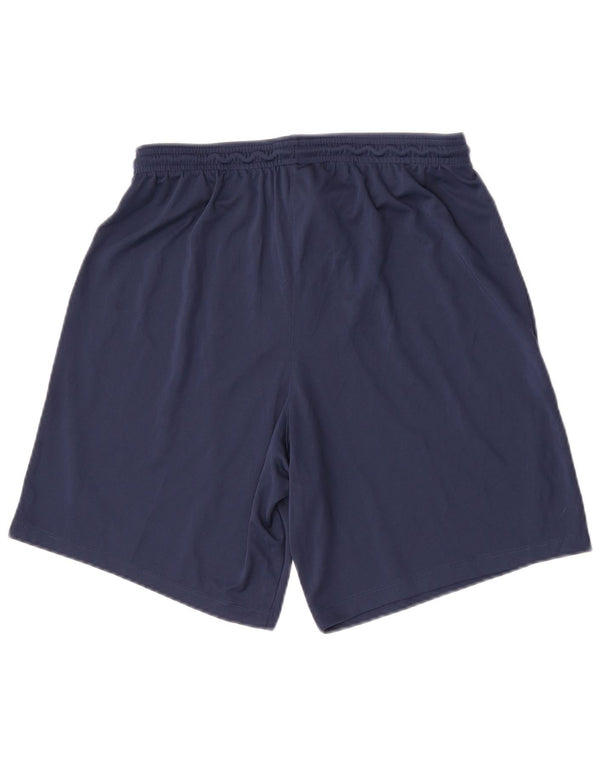 Nike Mens Dri Fit Slim Fit Sport Shorts Large Navy Blue Polyester