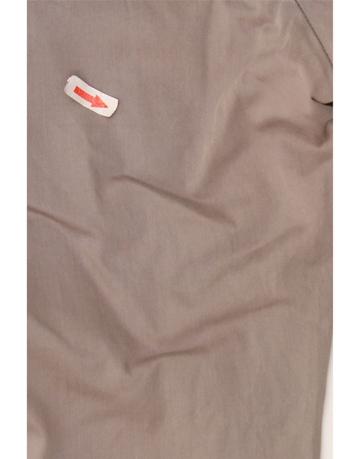 Dockers Mens Regular Fit Chino Trousers W36 L32 Grey Cotton
