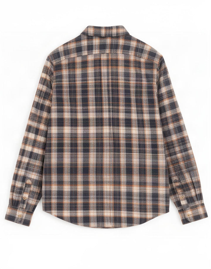 Camicia da uomo in flanella Ben Sherman a quadri blu grandi