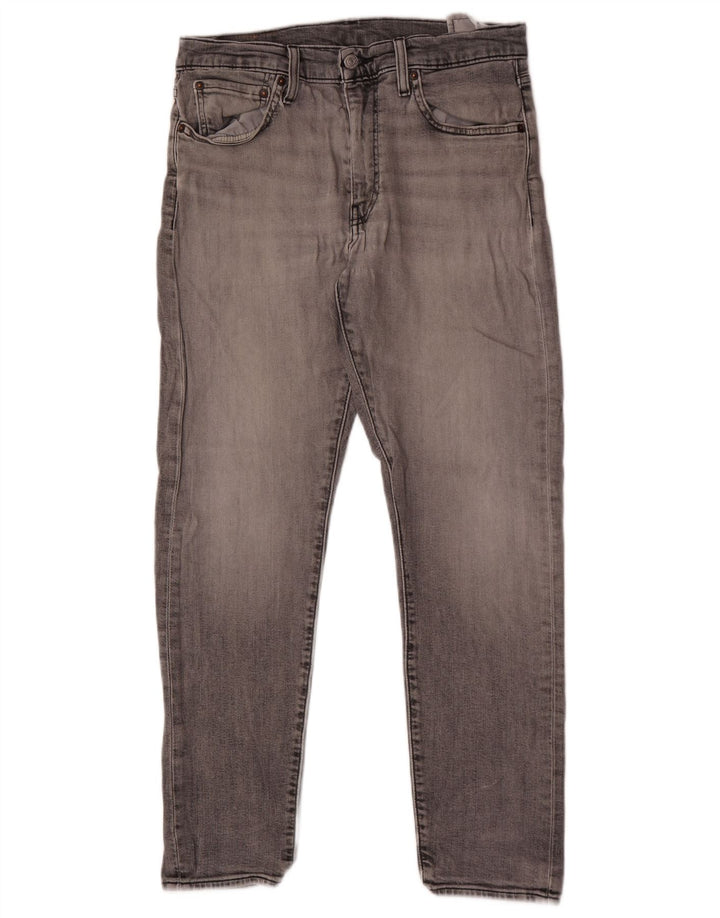 Levi's Herre 512 Slim Tapered Jeans W32 L30 Grå Bomuld