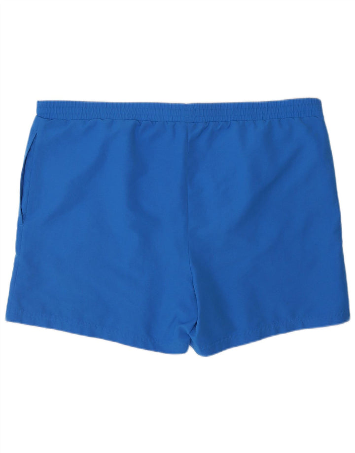 Adidas Mens Graphic Swimming Shorts Large  Blue Colourblock Polyester