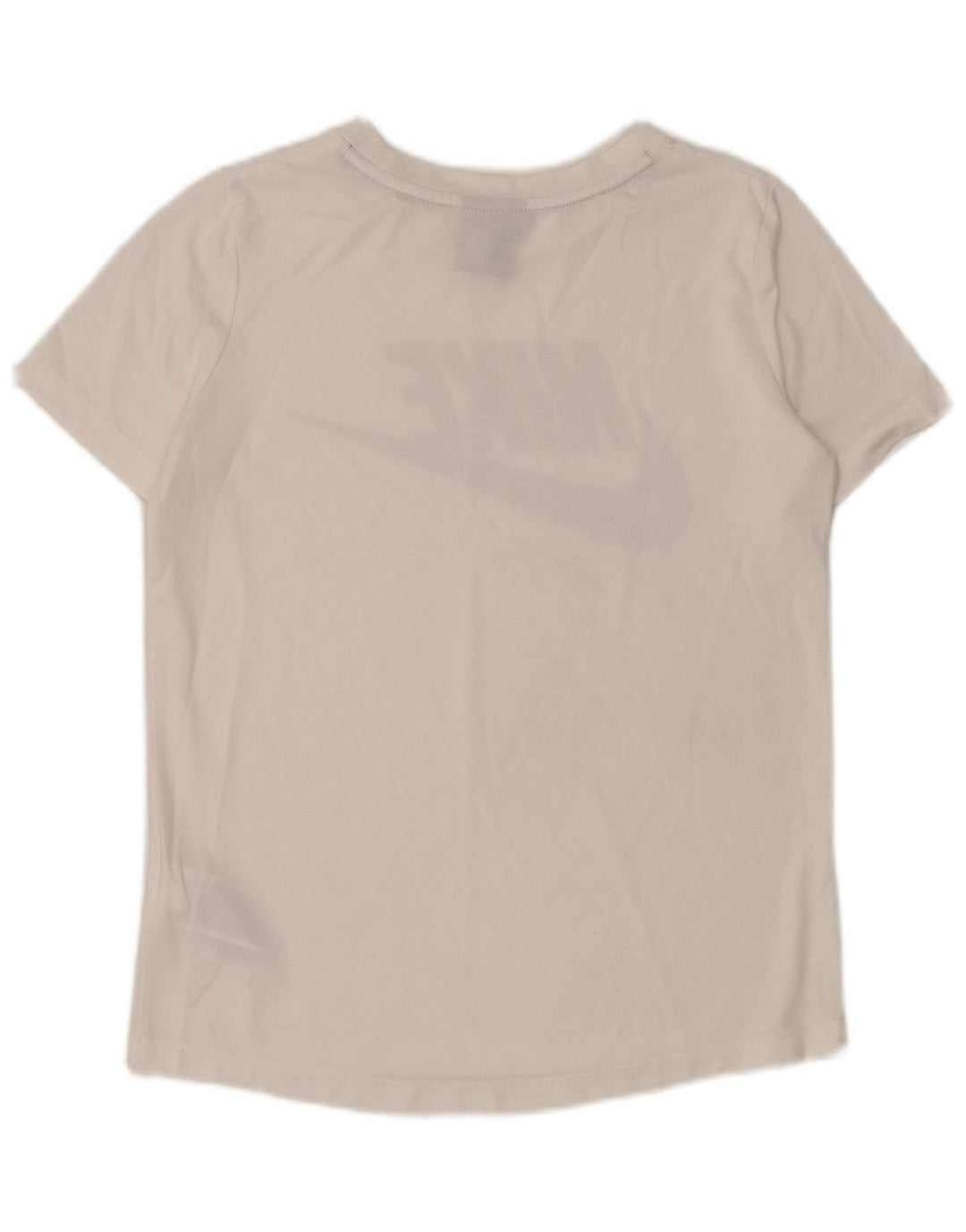 Męski T-shirt z grafiką Nike, mały, biały, poliestrowy