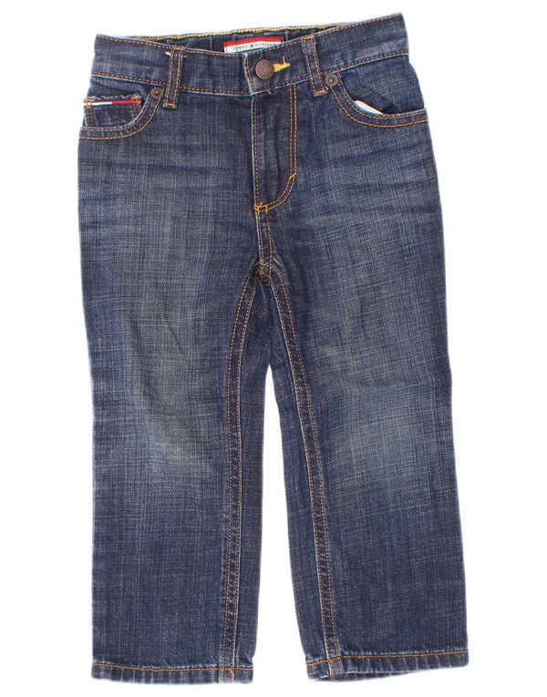 Tommy Hilfiger Baby-Jungen, gerade Jeans, 18–24 Monate, W20, L14, blaue Baumwolle