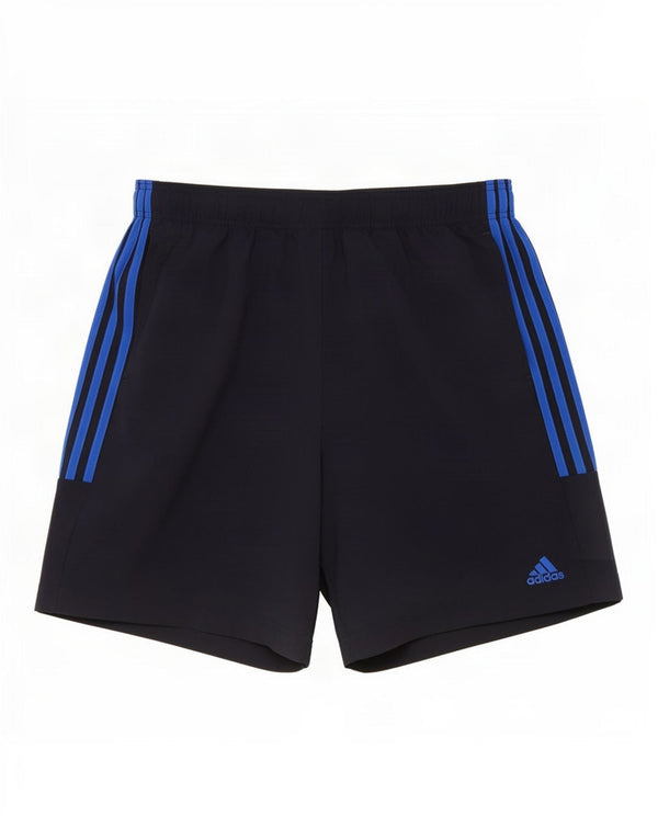 Pantaloncini sportivi da uomo Adidas Large blu navy in poliestere