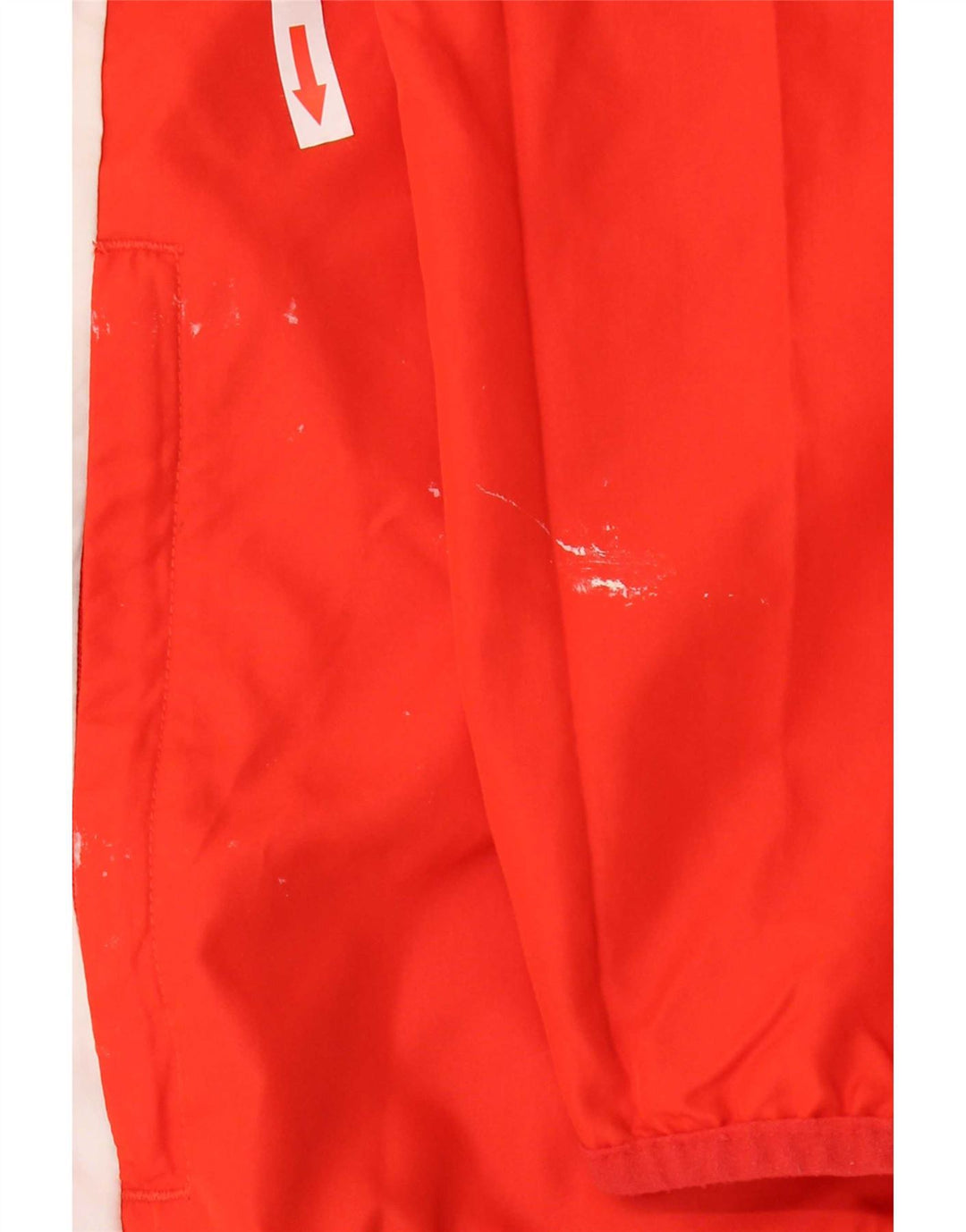 Adidas Veste de survêtement à capuche pour homme Rouge moyen Polyester colour block