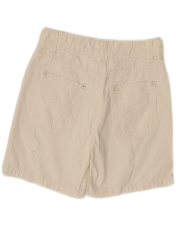 Pinko Pantalones Cortos Vaqueros para Niñas 11-12 Años Grande W26 Algodón Blanco