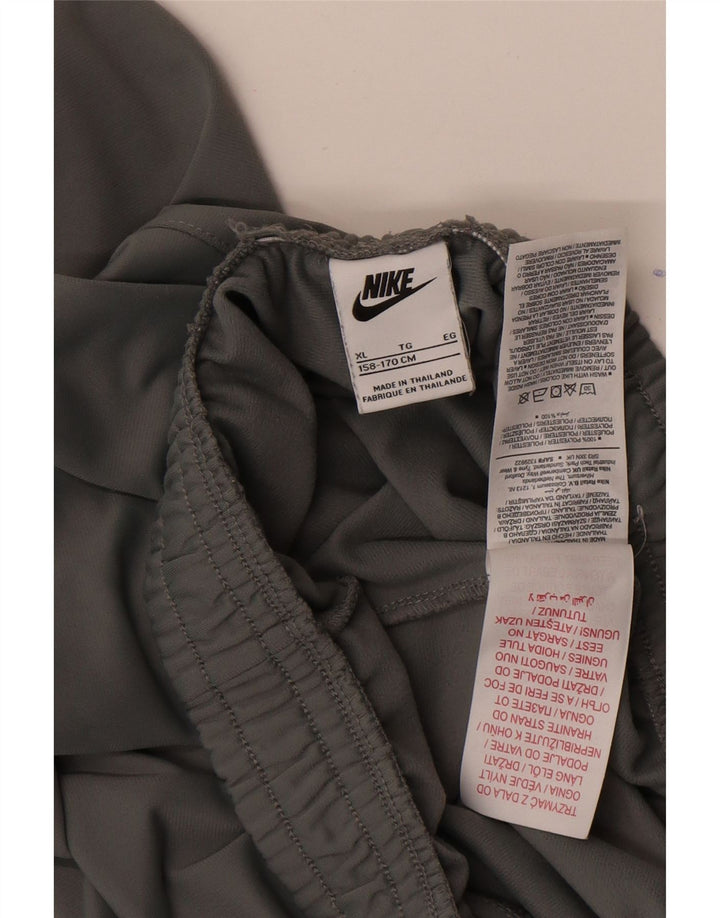 Nike Boys Tracksuit Trousers Joggers 13-14 Years XL Grey Polyester