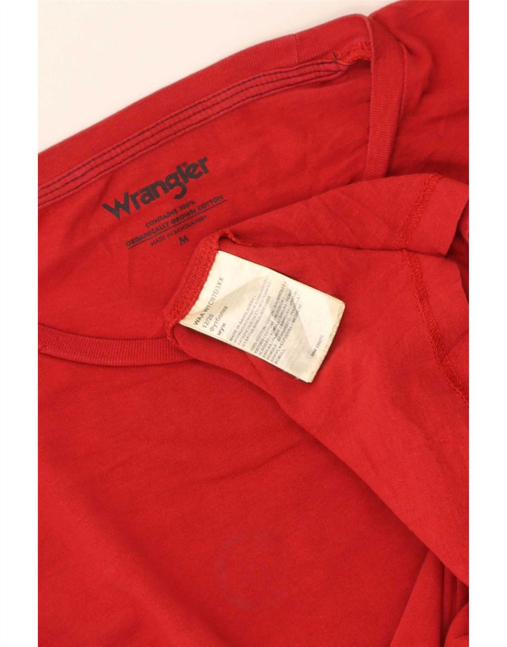 Camiseta Wrangler Hombre Top Medium Rojo Algodón