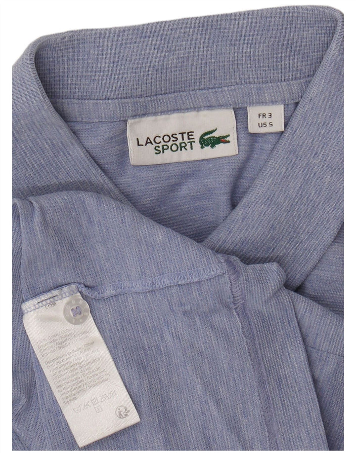 LACOSTE Poloskjorte til mænd str. 3 Lille blå bomuld