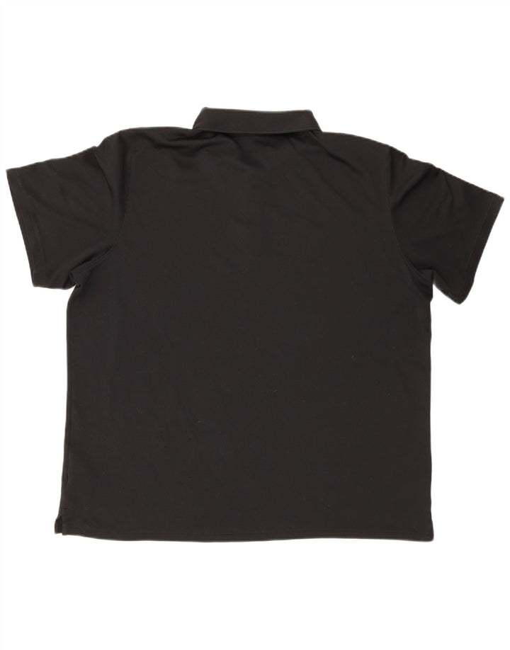 Męska koszulka polo Nike Dri Fit XL, czarna, poliestrowa