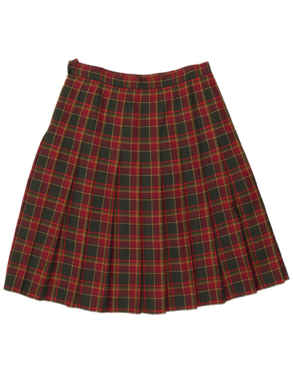 Falda plisada Steinbock para mujer W32 Large Red Check