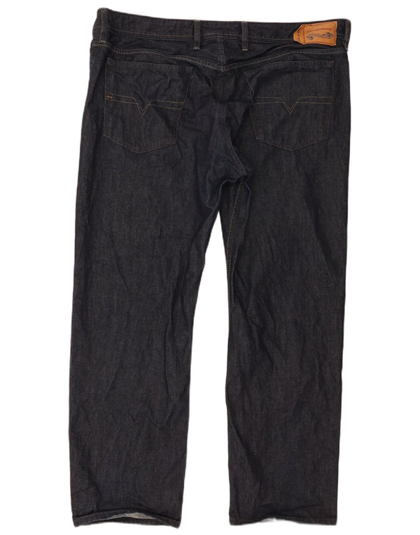 Diesel Męskie Waykee Regular Straight Jeans W40 L30 Granatowa bawełna