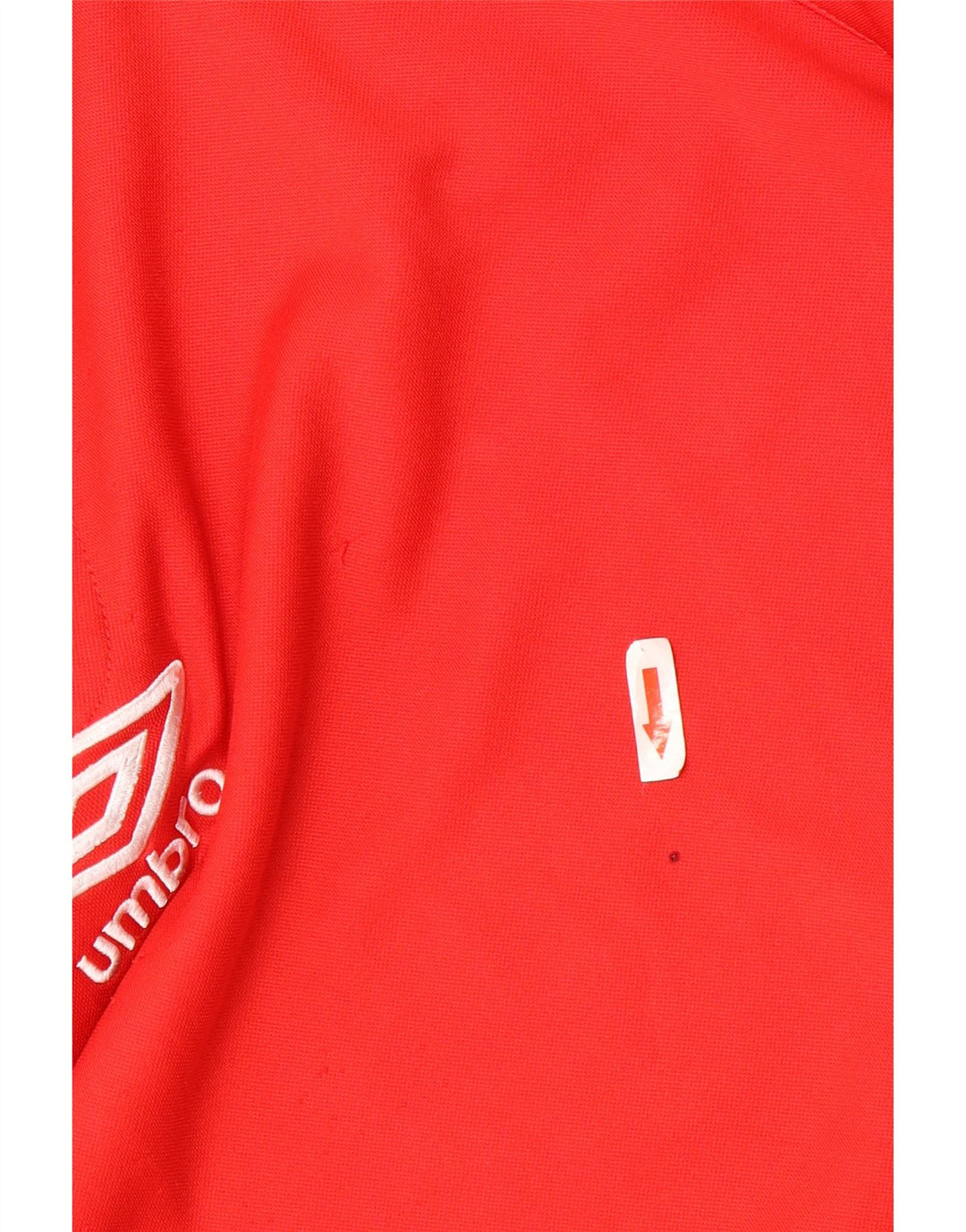 Umbro Herre Zip Neck Sweatshirt Jumper XL Rød Polyester