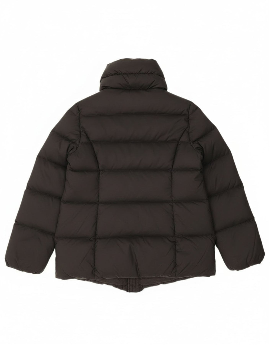 Benetton Dame Oversized Polstret Jakke UK 6 XS Sort Polyamid