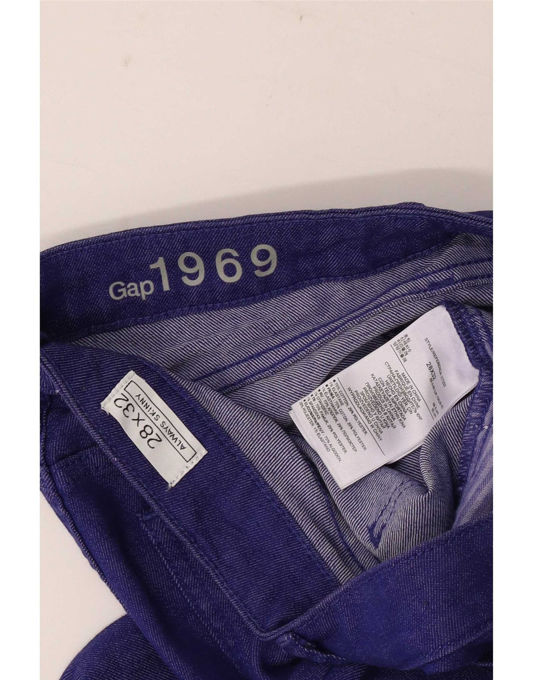 Gap Womens Skinny Jeans W28 L32 Blue Cotton