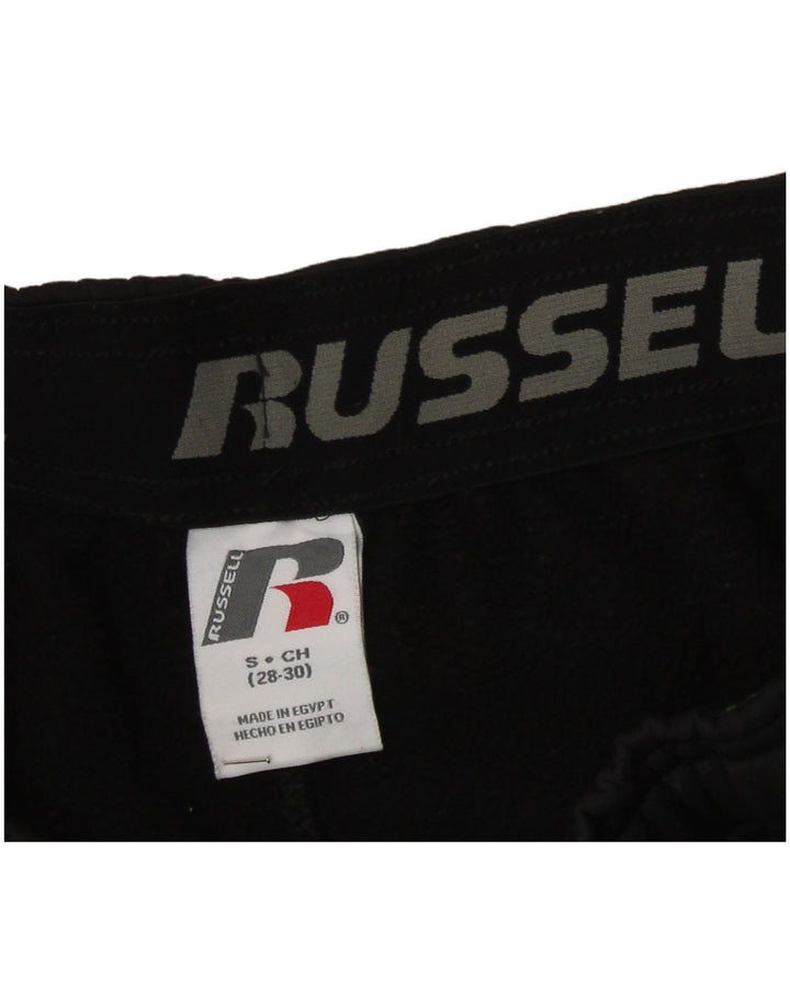Russell Athletic Mens Tracksuit Trousers Small  Black Polyester