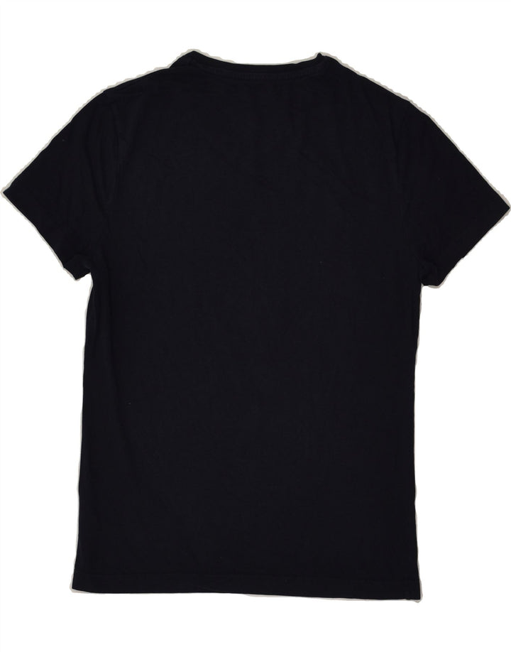 JULES Mens Graphic T-Shirt Top Small Navy Blue Cotton | Vintage Jules | Thrift | Second-Hand Jules | Used Clothing | Messina Hembry 