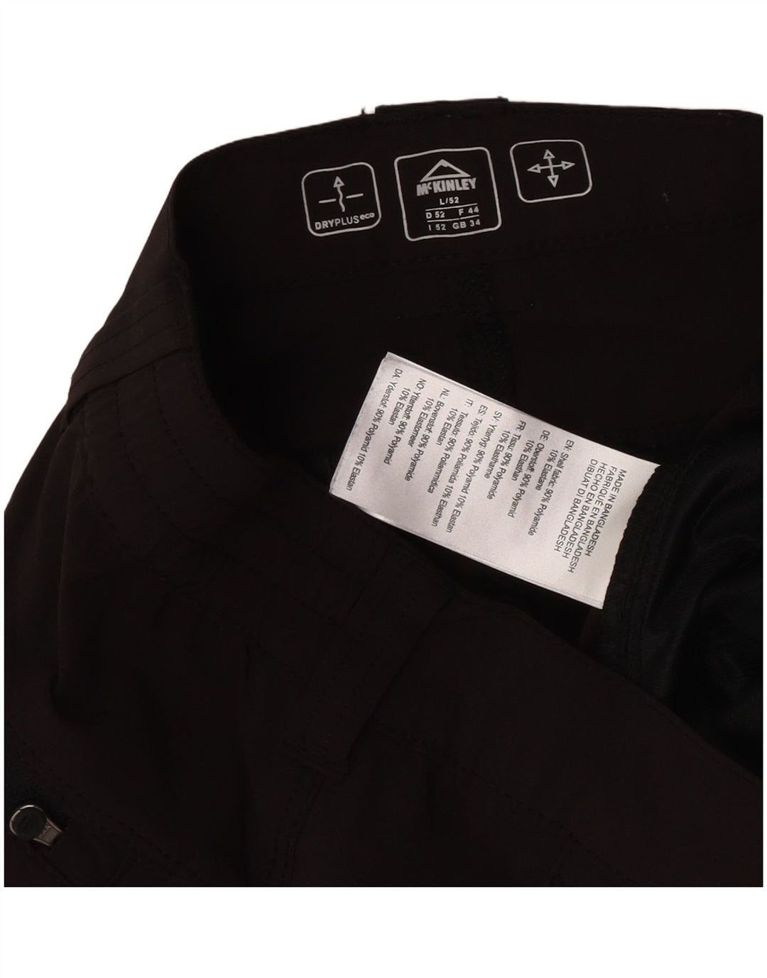 MC Kinley Herre Cargo Shorts W34 Stor brun polyamid