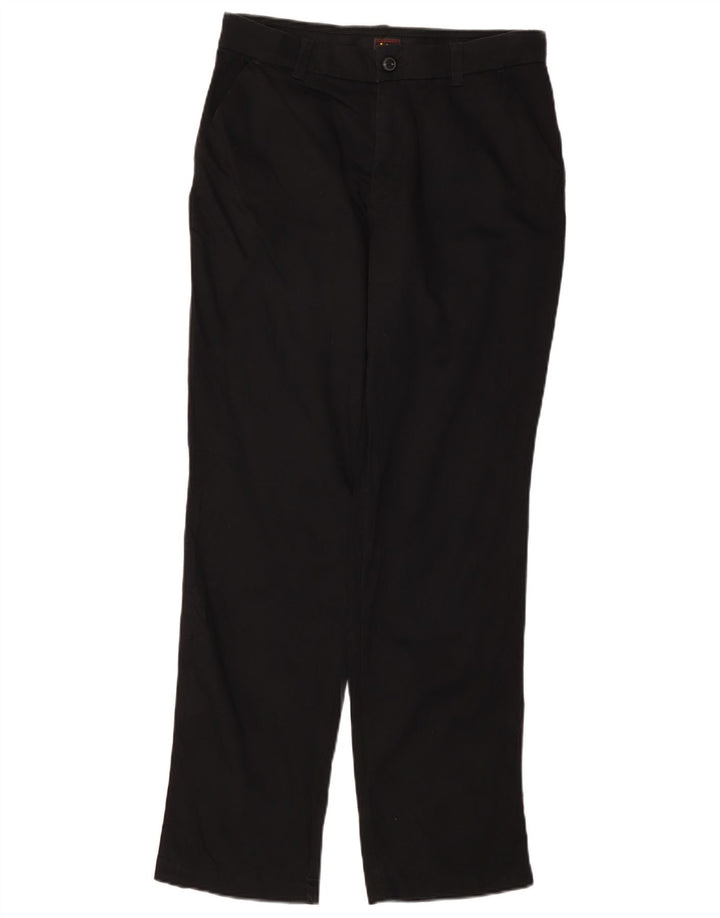 LEE Womens Straight Chino Trousers W30 L31  Black