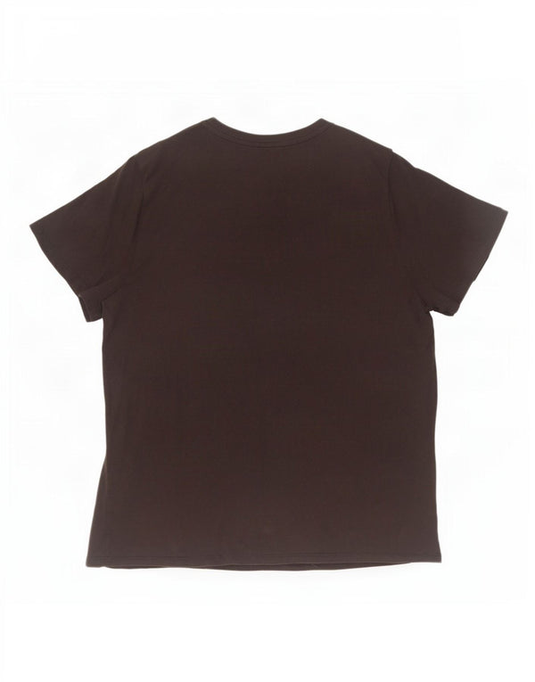 Puma T-shirt graphique pour femme UK 18 XL Noir Coton