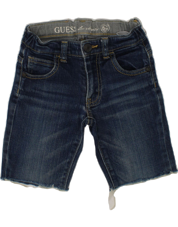 GUESS Boys Denim Shorts 3-4 Years W18  Blue Cotton