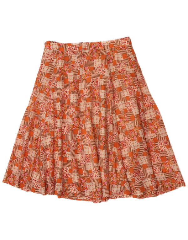 Vintage A-Line nederdel til kvinder W28 Medium Flerfarvet Patchwork