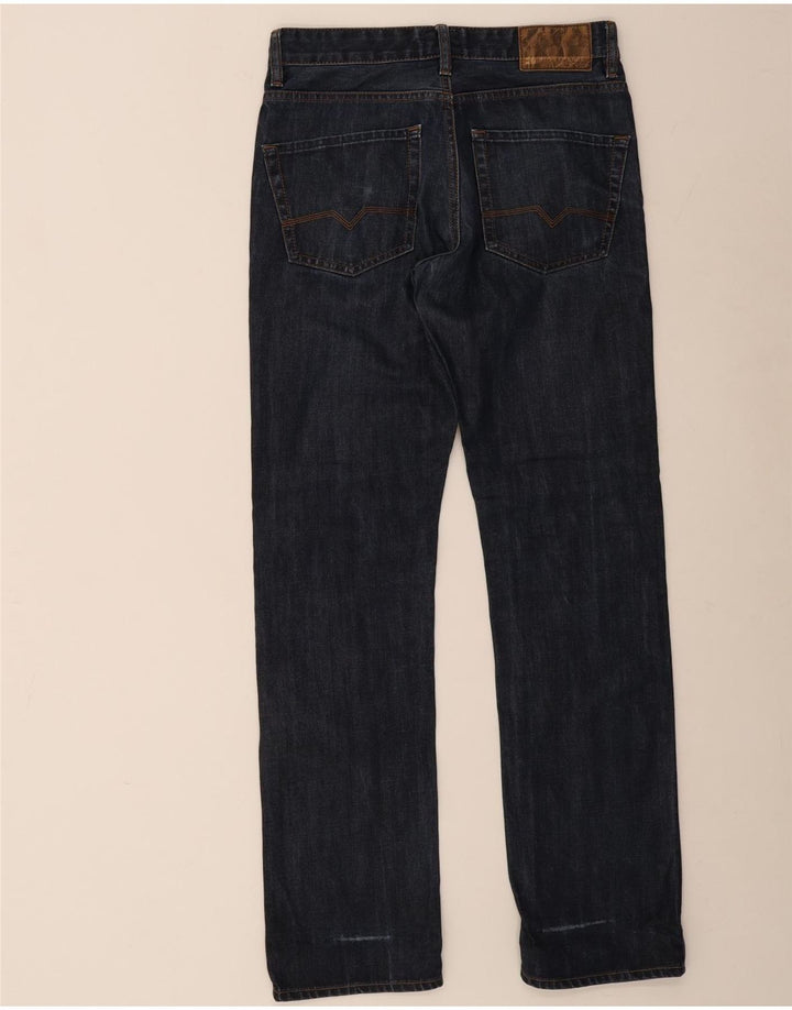 Hugo Boss Mens Slim Jeans W31 L34 Navy Blue Cotton