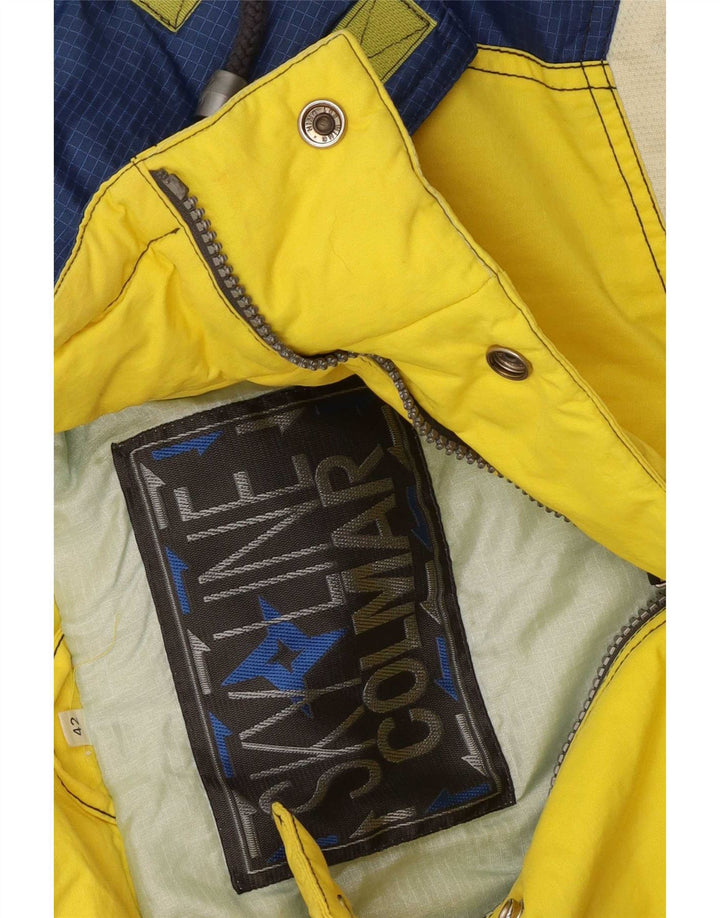 Colmar Skijakke med hætte til mænd US 42 Large Yellow Colourblock