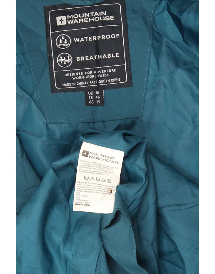 Mountain Warehouse Parka surdimensionnée à capuche pour femme UK 18 XL Bleu