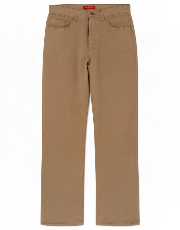 Мужские прямые повседневные брюки Ben Sherman W32 L32, бежевый хлопок