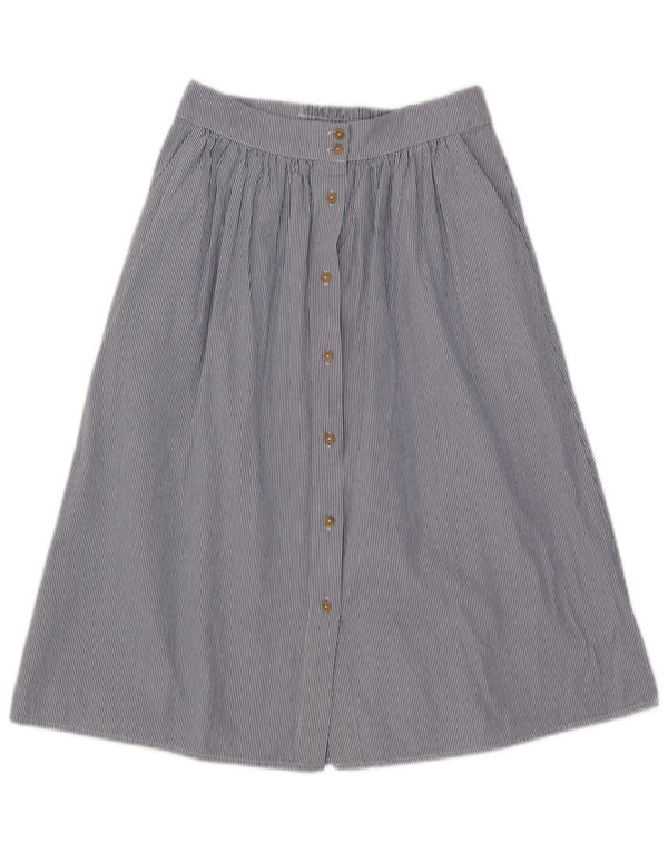 Gonna a trapezio da donna Kiabi IT 34 2XS W23 Cotone gessato blu