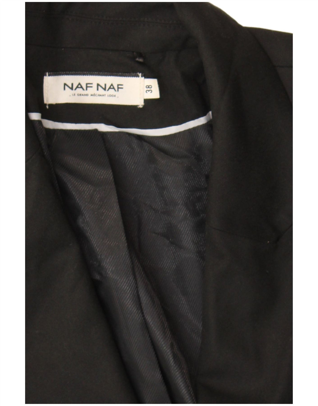 Jaqueta blazer feminina Naf com peito duplo EU 38 médio preto