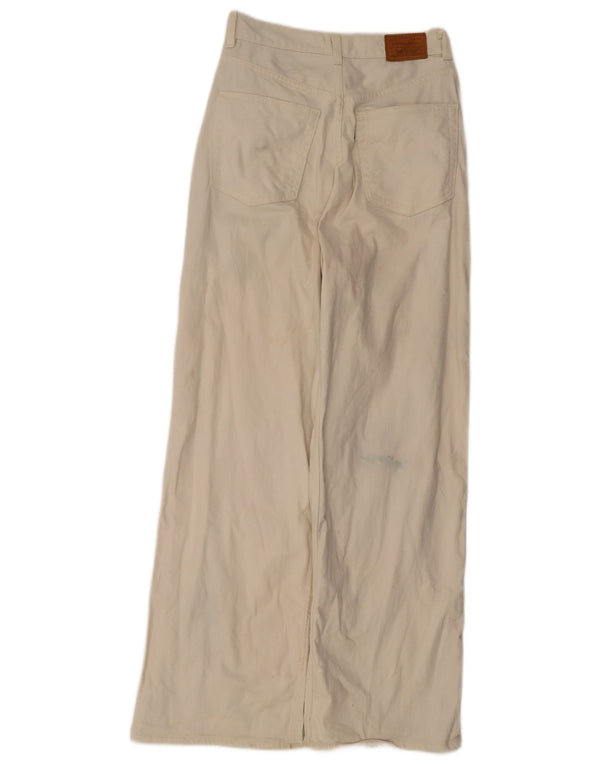 Levi's Womens High Rise Loose Jeans W28 L31 Off White Cotton