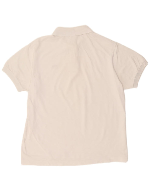 Lacoste Mens Classic Fit Polo Shirt Size 8 3XL White Cotton