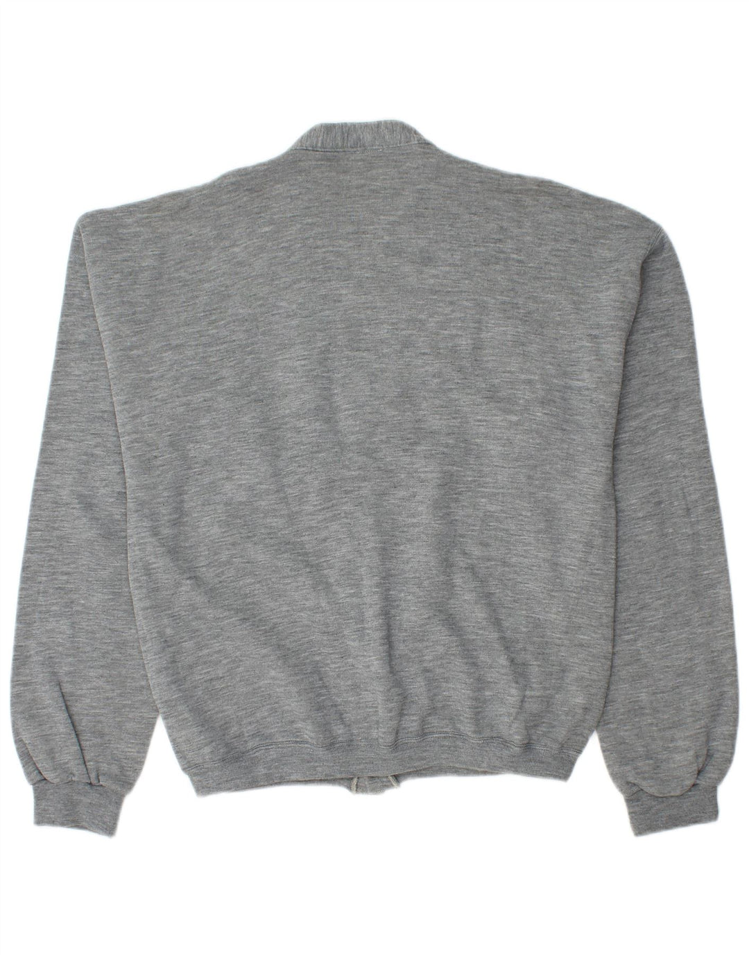Maglione cardigan da uomo VINTAGE grande cotone grigio
