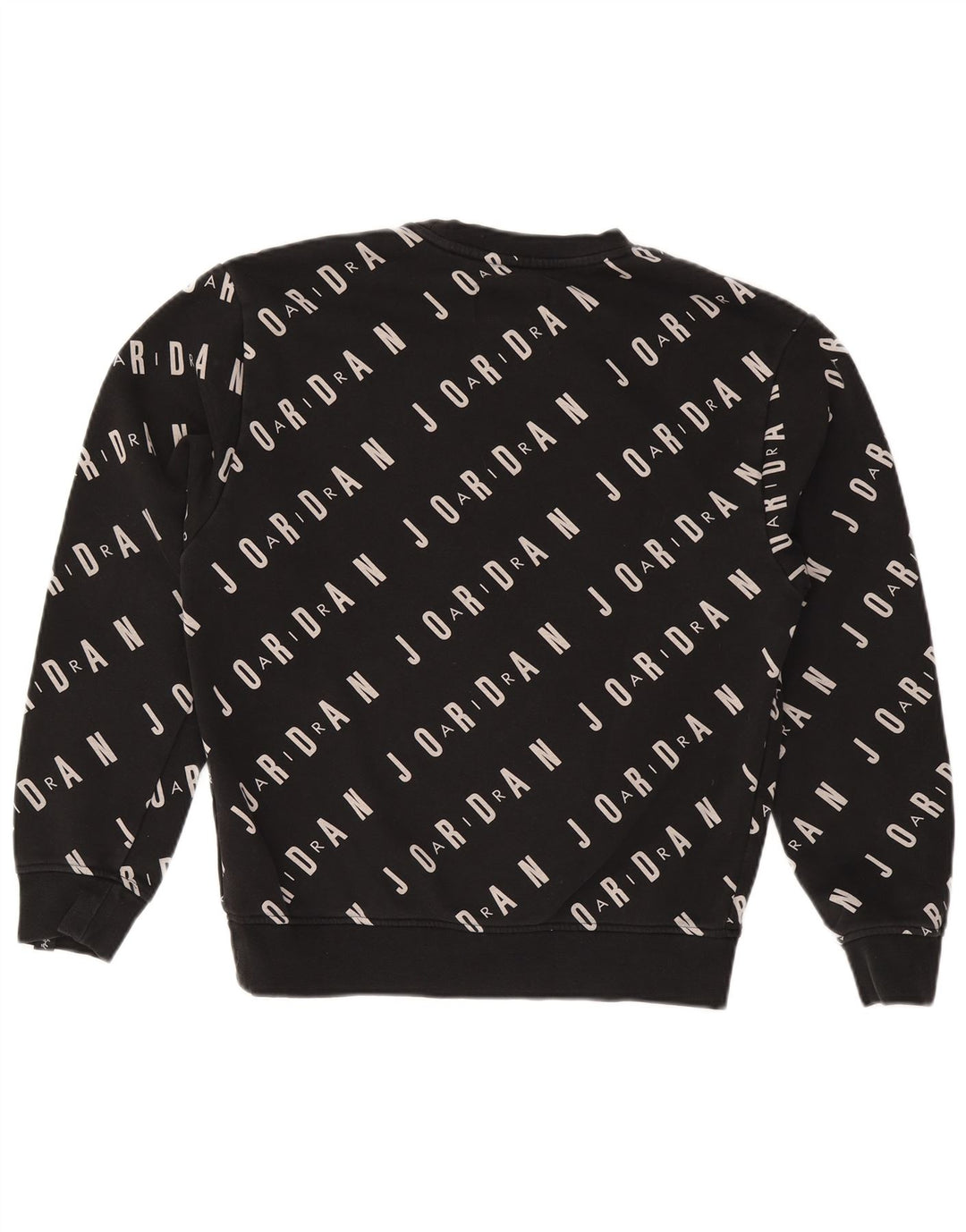 Jordan Mens Graphic Sweatshirt Jumper Small Black Cotton