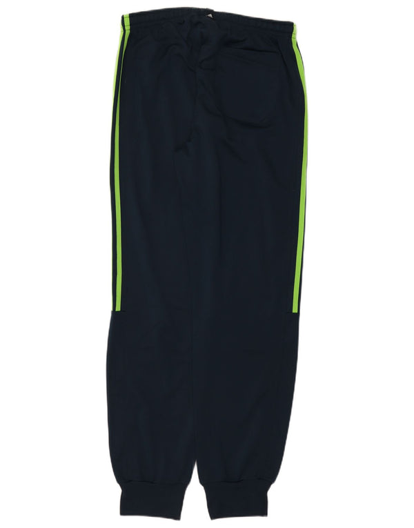 Adidas Mens Tracksuit Trousers Joggers UK 38/40 Medium Navy Blue Polyester