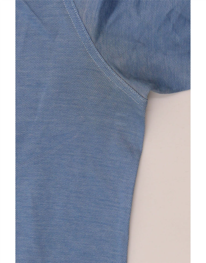 Paul & Shark Mens Polo Shirt Medium Blue Flecked