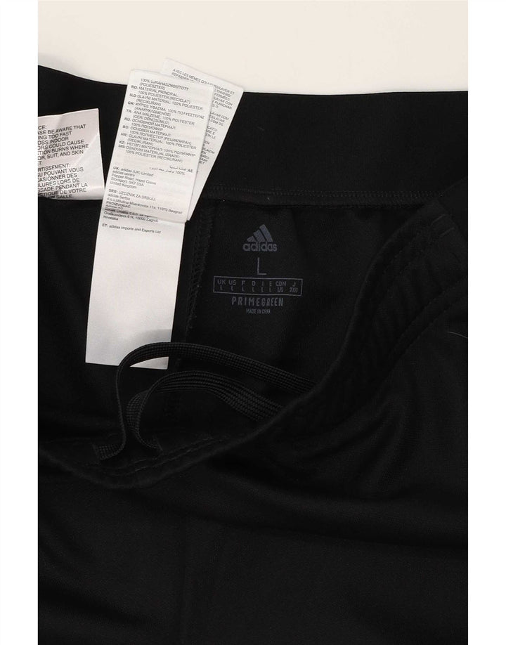 Adidas Mens Aeroready Tracksuit Trousers Joggers Large Black Polyester