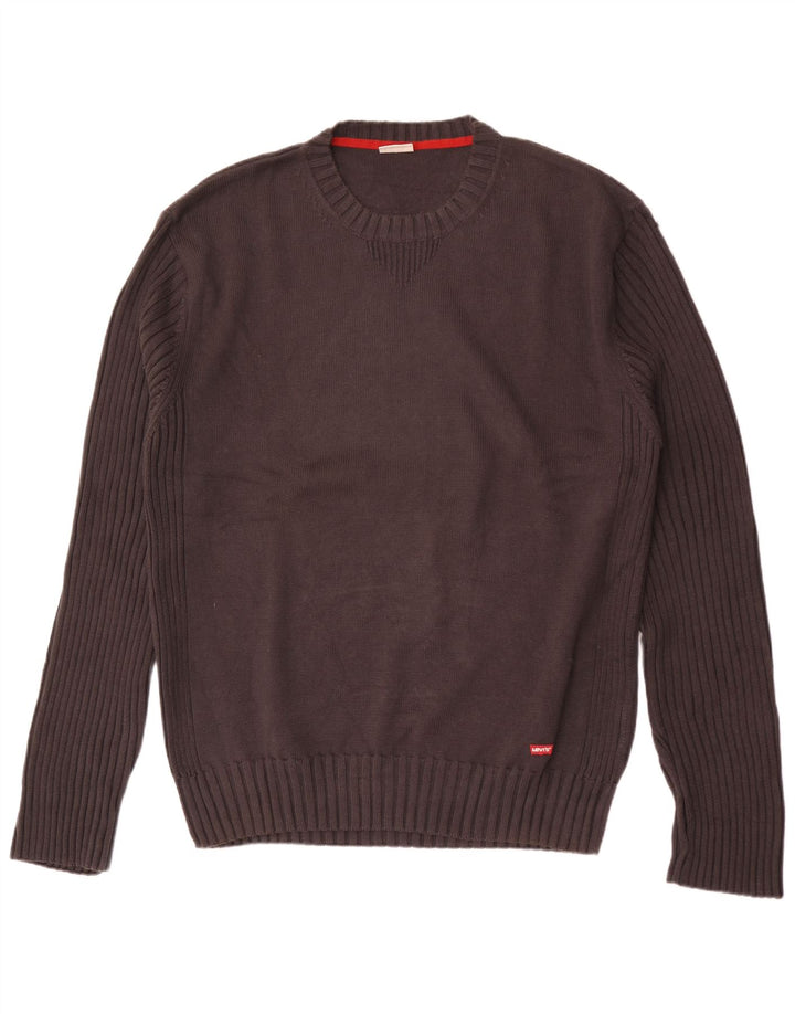 Levi's Herre sweater med rund hals 2XL sort bomuld