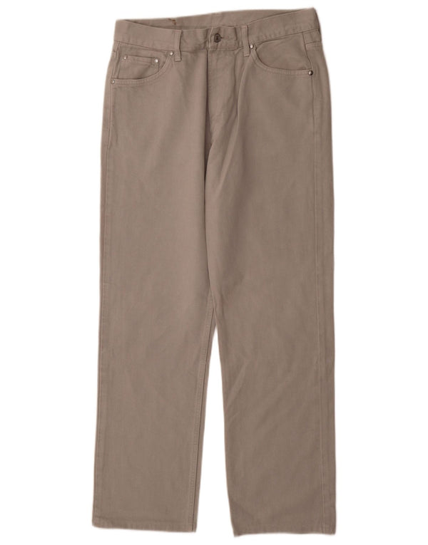 Carrera Mens Straight Casual Trousers IT 46 Small W31 L30 Grey Cotton
