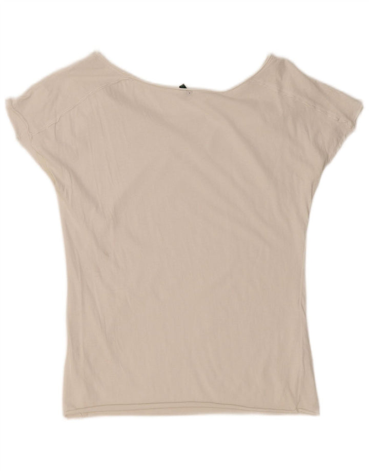 BENETTON Γυναικείο T-Shirt Top UK 12 Medium White